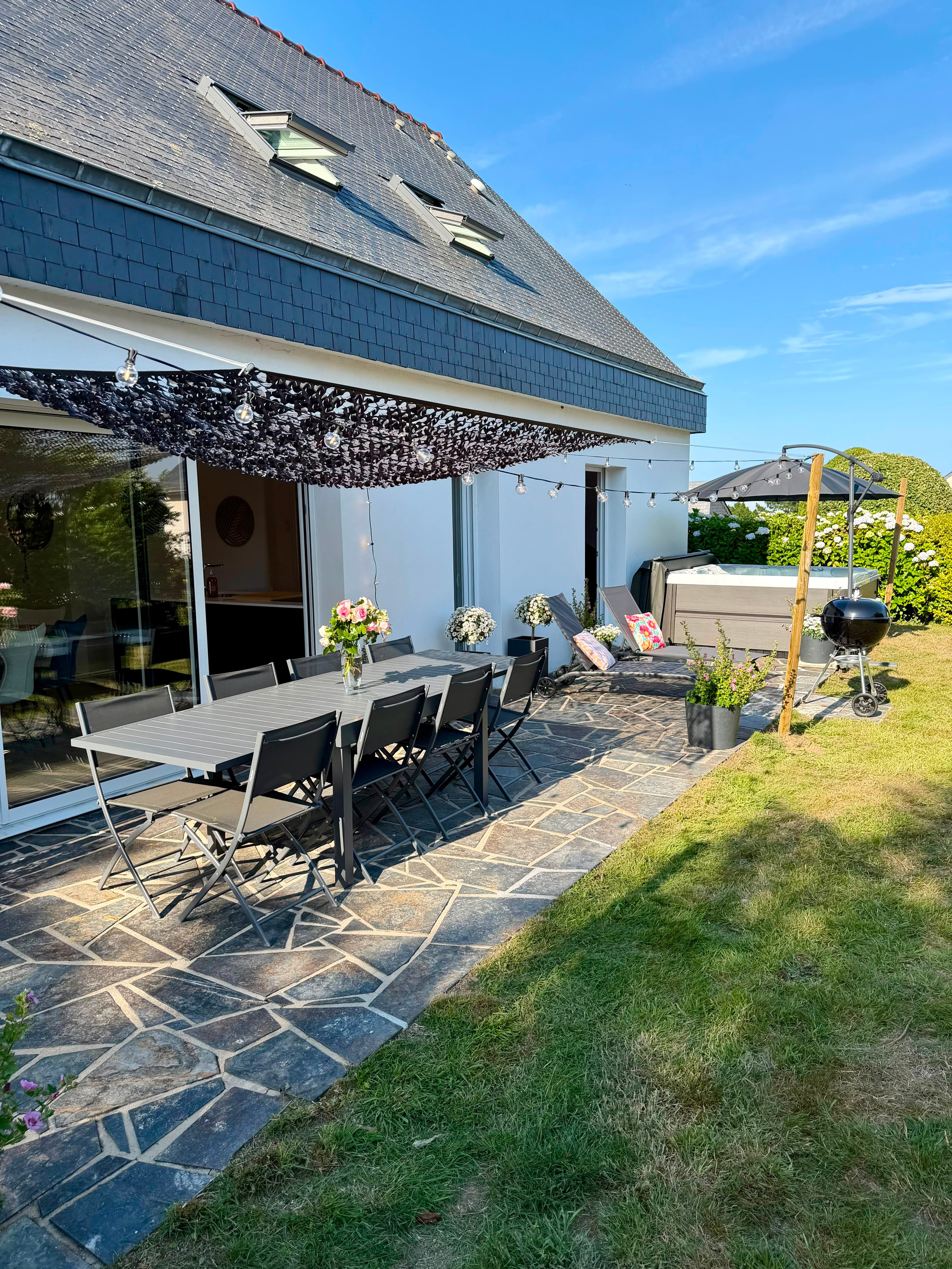 L'Émeraude, entre Mer & Détente | Côte bretonne - 🌳 Jardin clos & extérieur